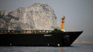 Featured image: Iranian supertanker Grace 1. (Source: IRNA).