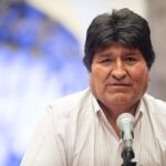 Regarding the defense of democracy, Morales reiterated that the indigenous movements will remain alert. Former Bolivian President Evo Morales. Photo courtesy of EFE.