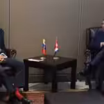 Venezuelan minister for foreign affairs Felix Plasencia (left) and his Cuban counterpart Bruno Rodriguez (right). File photo courtesy of Prensa Latina.