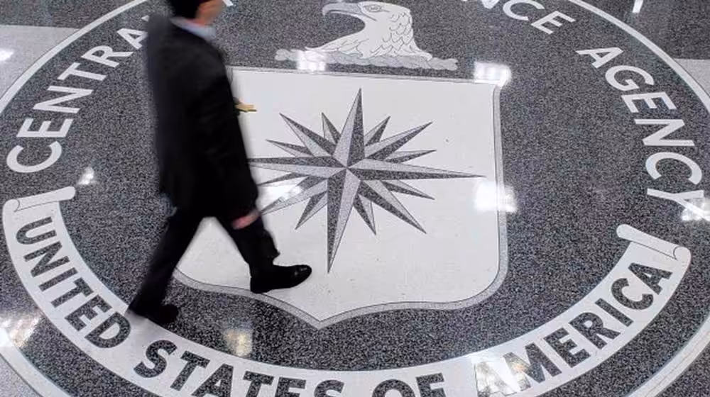Entrance of the Central Intelligence Agency headquarters in Langley, Virginia. File photo.