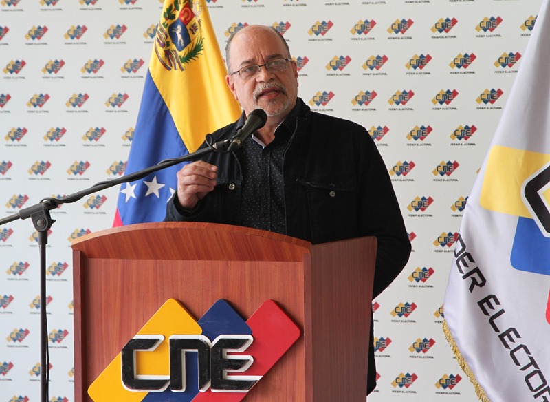 CNE's president Pedro Calzadilla. File photo.