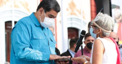 Venezuelan President Nicolas Maduro during a ceremony to honour the Indigenous Resistance Day this Tuesday, October 12, 2021. Photo courtesy of Presidential Press.