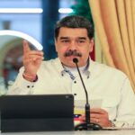 Venezuelan President Nicolas Maduro informing about COVID-19 issues this Friday, October 8. Photo courtesy of VTV.