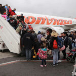 People boarding a Conviasa flight. File referential photo.