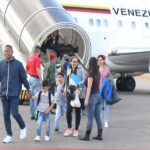Featured image: Venezuelan migrants returning home for free in a Vuelta a la Patria program flight before COVID-19. File photo.