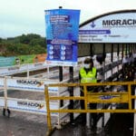 Colombia-Venezuela border check point from the Colombian side. File photo.