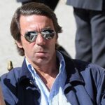 Extreme right former president of Spain, José María Aznar from the Popular Party (PP). File photo.