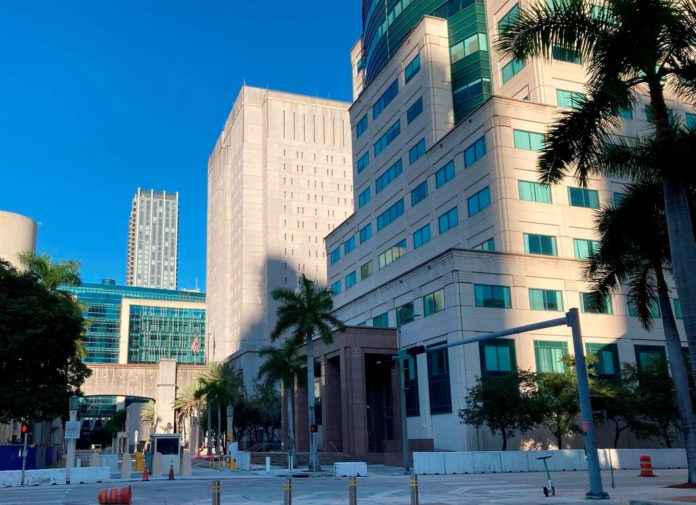 Federal Detention Center where the Venezuelan diplomat Alex Saab is probably being held in Miami, United States. (EFE / Ivonne Malaver).