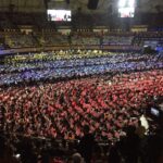 Venezuela's El Sistema musicians playing during a homage to Maestro Abreu, its founder. In 2018. File photo.