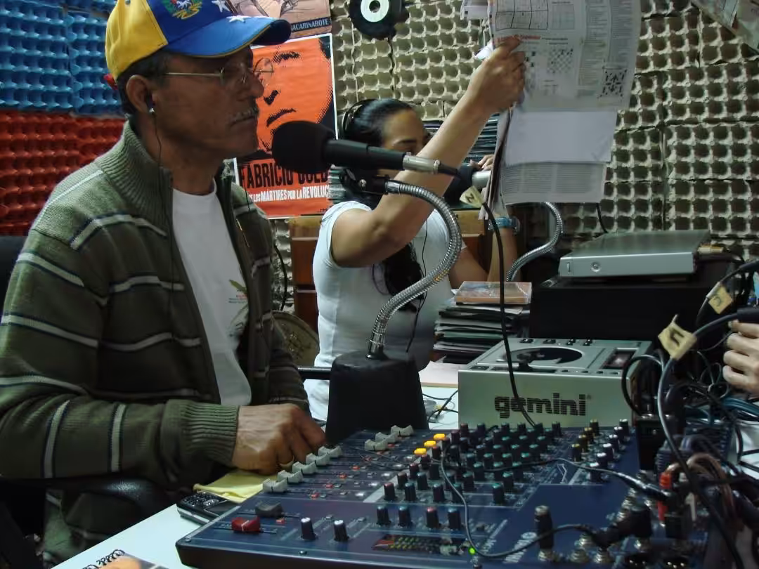 Community radio studio. Photo by MIPPCI.