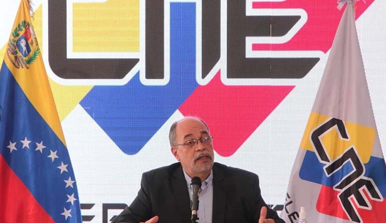 Pedro Calzadilla, president of the CNE. Photo File.