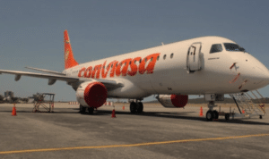 Featured image: Conviasa Airplane on the tarmac. Photo: stock image. 
