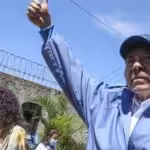 Daniel Ortega and Rosario Murillo after voting on Sunday elections. Photo: AFP.