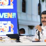 President Nicolas Maduro during FIlven 2021 inaugural ceremony. Photo courtesy of Prensa Presidencial.