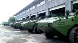 Venezuelan Urutu tanks refurbished by the FANB to strengthen its defense system. Photo by FANB.