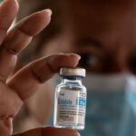 An Abdala vial being hold by a nurse. File photo.