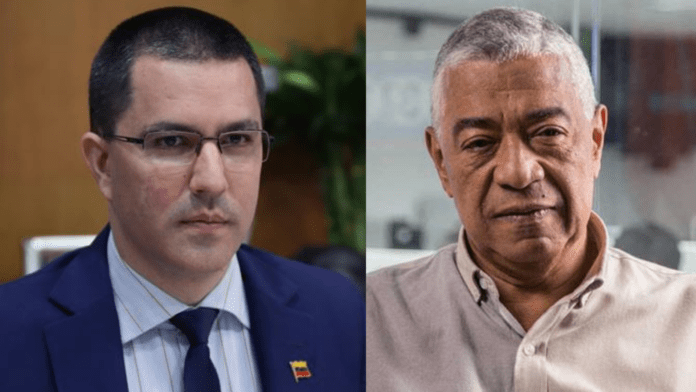 Jorge Arreaza (left) and Claudio Fermin (right), both candidate for governor in Barinas state. Photo by RedRadioVE.