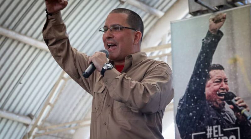 Former chancellor Jorge Arreaza and now PSUV candidate for governor in Apure state elections scheduled for November 9. Photo by Twitter / @jaarreaza.