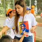 Aurora Silva de Superlano during a political meeting. File photo.