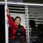 Honduran Candidate Xiomara Castro Celebrates After General Elections