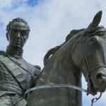Equestrian statue of Simon Bolivar in Tunja Colombia Equestrian statue of Simon Bolivar in Tunja Colombia