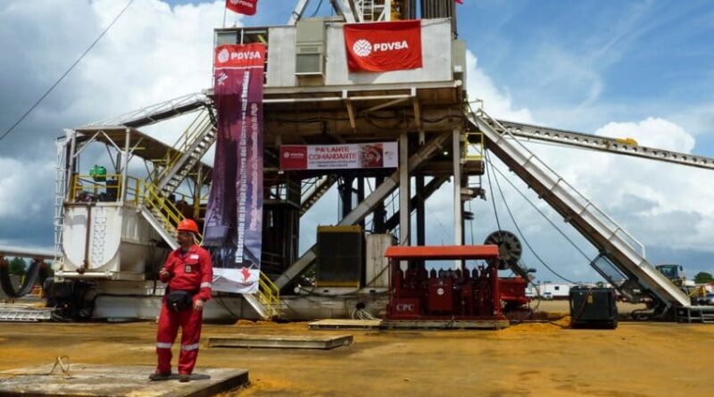 Venezuelan oil rig. File photo.