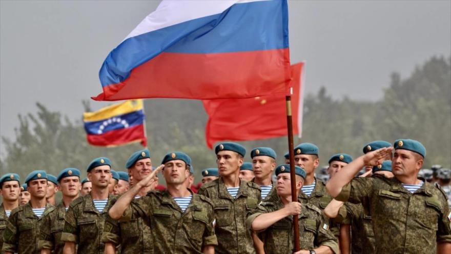 Russian, Venezuelan and Chinese forces during joint military exercises. Photo: HispanTV