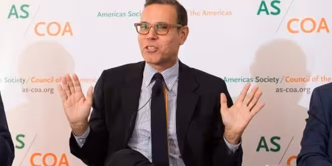 Luis Vicente Leon during and international forum organized by the Americas Society/Council of the Americas. File photo.