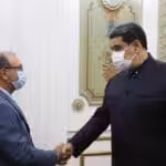 Governor Garrido and Maduro meeting in Miraflores. Photo: Prensa Presidencial.