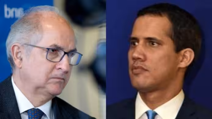 Venezuelan politician, and fugitive from justice, Antonio Ledezma (left) and former deputy Juan Guaidó (right). Photo: RedRadioVE