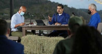 Featured image: Venezuelan President Nicolas Maduro in a working meeting broadcast by state television, where he informed about the spike in COVID-19 cases in Venezuela. Photo: Presidential Press.