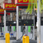 Fuel pumps at a PDVSA fuel station. File photo