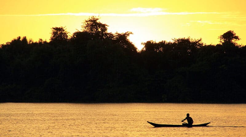 Sunset at the Orinoco Delta National Park, Venezuela. Photo: Prensa Latina