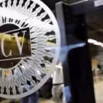 A door to enter the Venezuelan Central Bank. Photo: File photo.