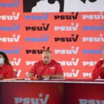 PSUV Vice President, Diosdado Cabello during the weekly party press conference. Photo: VTV.