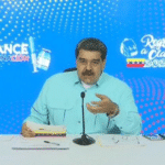 President Nicolas Maduro during a TV brief on COVID-19 in Venezuela. Photo: VTV video screenshot by Alba Ciudad.