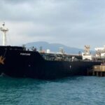 The Iranian fuel tanker Fortune after docking in Puerto Cabello in Venezuela, May 26, 2020. Photo: Getty Images.