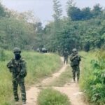 Venezuelan soldiers patrolling the border with Colombia. Photo: Kawsachun Coca.