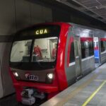 rain in the Caracas-Cua section of Venezuela's railway system.  File photo.