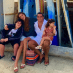 Camila Fabri and Alex Saab with two of their children, Jad and Mariam. Photo: Twitter/@CamillaFSaab