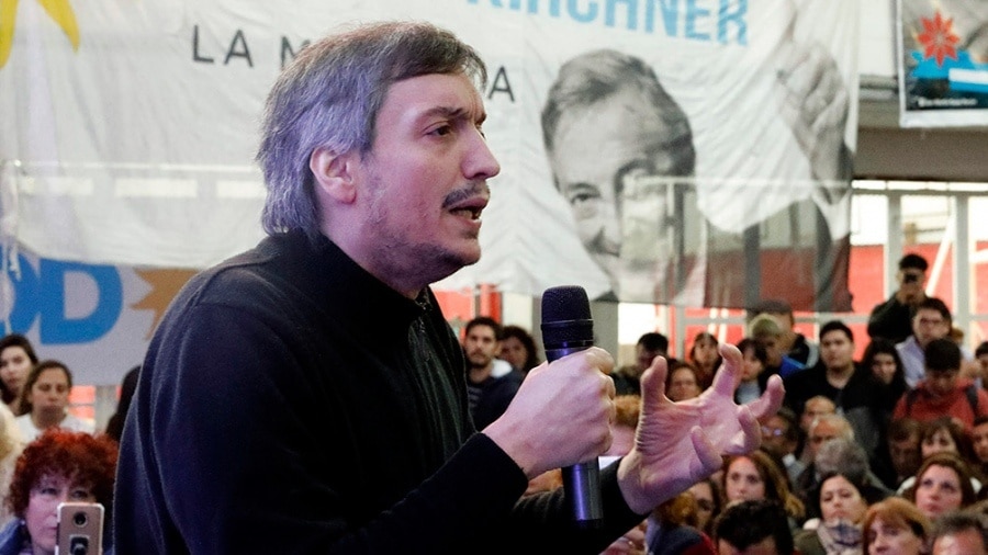 Argentinian deputy Maximo Kirchner. File photo by Telam.