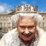 UK's Queen Elizabeth with a Machiavellian look. Photo: Twitter / @jrmaniaCCS.