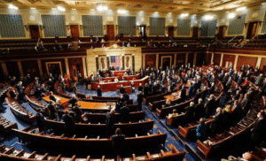 Featured image: Interior of US House of Representatives. Photo: REDRADIOVE. 