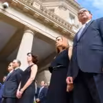 José Ramón Cabañas with other officials from Cuba and the US at the opening of Cuban Embassy in Washington, July 20, 2015. Photo: Bill Hackwell