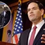Extreme right US senator Marco Rubio and Xiomara Castro and Mel Zelaya in a corner of the photo. Photo: RedRadioVE.