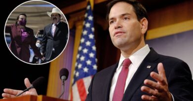 Extreme right US senator Marco Rubio and Xiomara Castro and Mel Zelaya in a corner of the photo. Photo: RedRadioVE.