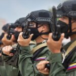 Venezuelan soldiers during a parade in Caracas. File photo.
