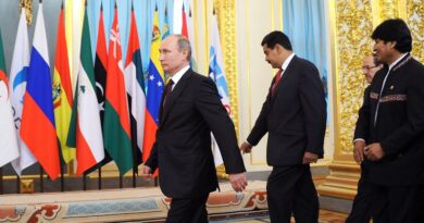 Russian President Vladimir Putin with Venezuelan President Nicolas Maduro, former Bolivian President Evo Morales, and former Iraqi Prime Minister Nouri Al-Maliki Photo: AFP / Alexander Nemov.