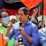 Venezuelan former deputy Juan Guaido speaks to few supporters as he takes part in an event called "Save Venezuela," in Maiquetia, Venezuela February 19, 2022. REUTERS/Leonardo Fernandez Viloria/File Photo.