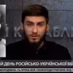 Screenshot of the controversial video featuring Fakhrudin Sharafmal calling for the killing of Russian children. Photo: RedRavioVE.